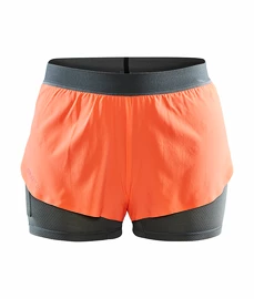 Damen Shorts Craft Vent 2in1 Orange