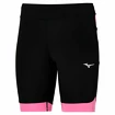 Damen Shorts Mizuno  BG3000 Mid Tight Black/Wild Orchid