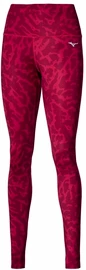 Damen Shorts Mizuno Printed Tight /Persian Red