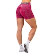 Damen Shorts Nebbia NEBBIA x OLYMPIA Washed High Waisted Leggings Shorts HERITAGE 780 red