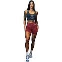 Damen Shorts Nebbia NEBBIA x OLYMPIA Washed High Waisted Leggings Shorts HERITAGE 780 red