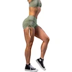 Damen Shorts Nebbia STRONG BEAUTY Lace-Up Sculpting Shorts OWN YOUR POWER 429 light green