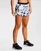 Damen Shorts Under Armour Fly By 2.0 Printed Short blau-pink