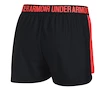 Damen Shorts Under Armour Play Up 2.0 Black/Red