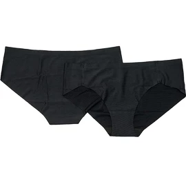 Damen Slip Endurance Aiswood Seamless Hipster 2-Pack Black