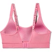 Damen Sport BH Under Armour Infinity Mid Heather Bra rosa
