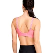 Damen Sport BH Under Armour Infinity Mid Heather Bra rosa