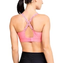 Damen Sport BH Under Armour Infinity Mid Heather Bra rosa