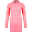 Damen Sweatshirt Endurance Vanilla Melange Seamless Midlayer LS Pink