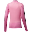 Damen Sweatshirt Reebok 1/4 Zip Pink
