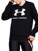 Damen Sweatshirt Under Armour 12.1 Rival Fleece Sportstyle Graphic Cre Black