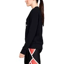 Damen Sweatshirt Under Armour 12.1 Rival Fleece Sportstyle Graphic Cre Black