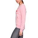 Damen Sweatshirt Under Armour 12.1 Rival Fleece Sportstyle Graphic Cre Pink