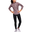 Damen Sweatshirt Under Armour Speed Stride Split Wordmark Half Zip Pink