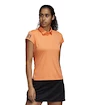 Damen T-Shirt adidas Club 3-Stripes Polo Orange - Gr. M