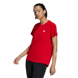 Damen T-Shirt adidas Short Sleeve Tee Vivid Red