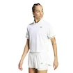 Damen T-Shirt adidas  Tennis Pro Climacool Polo Shirt White