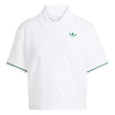 Damen T-Shirt adidas  Tennis Pro Climacool Polo Shirt White