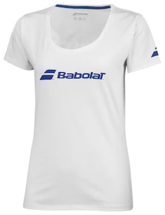 Damen T-Shirt Babolat  Exercise Babolat Tee Women White S