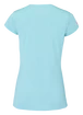 Damen T-Shirt Babolat  Exercise Flag Tee Women Angel Blue