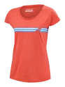 Damen T-Shirt Babolat  Exercise Stripes Tee Poppy Red