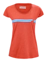 Damen T-Shirt Babolat  Exercise Stripes Tee Poppy Red S