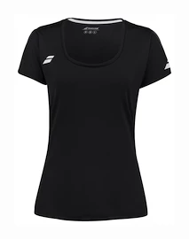 Damen T-Shirt Babolat Play Cap Sleeve Top Women Black