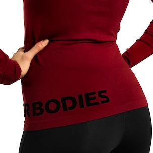 Damen T-Shirt Better Bodies  Tričko Nolita Seamless Long Sleeve červené