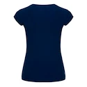 Damen T-Shirt BIDI BADU  Bella 2.0 Tech V-Neck Tee Dark Blue