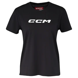 Damen T-Shirt CCM Team Tee Black