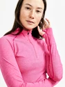 Damen T-Shirt Craft  Core Dry Active Comfort Zip Pink