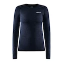 Damen T-Shirt Craft  Dry Active Comfort LS Navy Blue