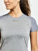 Damen T-Shirt Craft  Essence Slim SS Grey