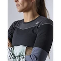 Damen T-Shirt Craft  Fuseknit Comfort Blocked LS