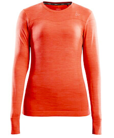 Damen T-Shirt Craft Fuseknit Comfort LS pink