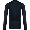 Damen T-Shirt Endurance Yalia Seamless Wool Print LS Baselayer dunkelblau