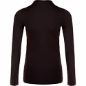 Damen T-Shirt Endurance Yalia Seamless Wool Print LS Baselayer dunkelviolett