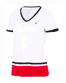 Damen T-Shirt Fila T-Shirt Elisabeth White/Fila Red