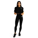 Damen T-Shirt GymBeam  Limitless Cropped T-shirt Black