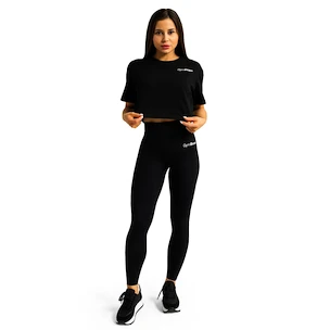 Damen T-Shirt GymBeam  Limitless Cropped T-shirt Black