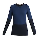 Damen T-Shirt Icebreaker Merino 200 Sonebula LS Crewe Mid Navy/Royal Navy/Snow/Cb XL