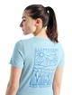 Damen T-Shirt Icebreaker  Tech Lite II SS Tee Mountain Lake Haze