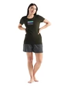 Damen T-Shirt Icebreaker  Tech Lite II SS Tee Trailhead Loden