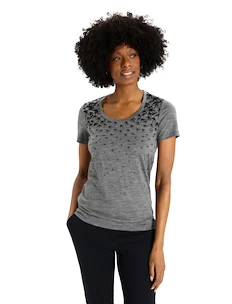 Damen T-Shirt Icebreaker  W Tech Lite II SS Scoop T Gritstone