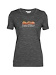 Damen T-Shirt Icebreaker  W Tech Lite II SS Tee Mou Gritstone