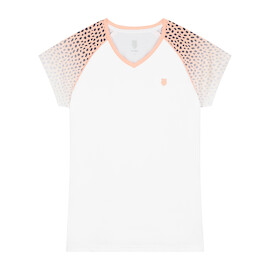 Damen T-Shirt K-Swiss  Hypercourt Top White