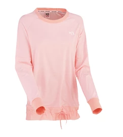Damen T-Shirt Kari Traa Linea LS Pink