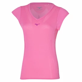 Damen T-Shirt Mizuno Aero Tee Wild Orchid