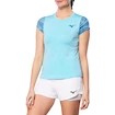 Damen T-Shirt Mizuno  Charge Printed Tee  Blue Glow