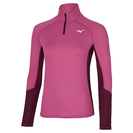 Damen T-Shirt Mizuno Dryaeroflow LS Magenta haze